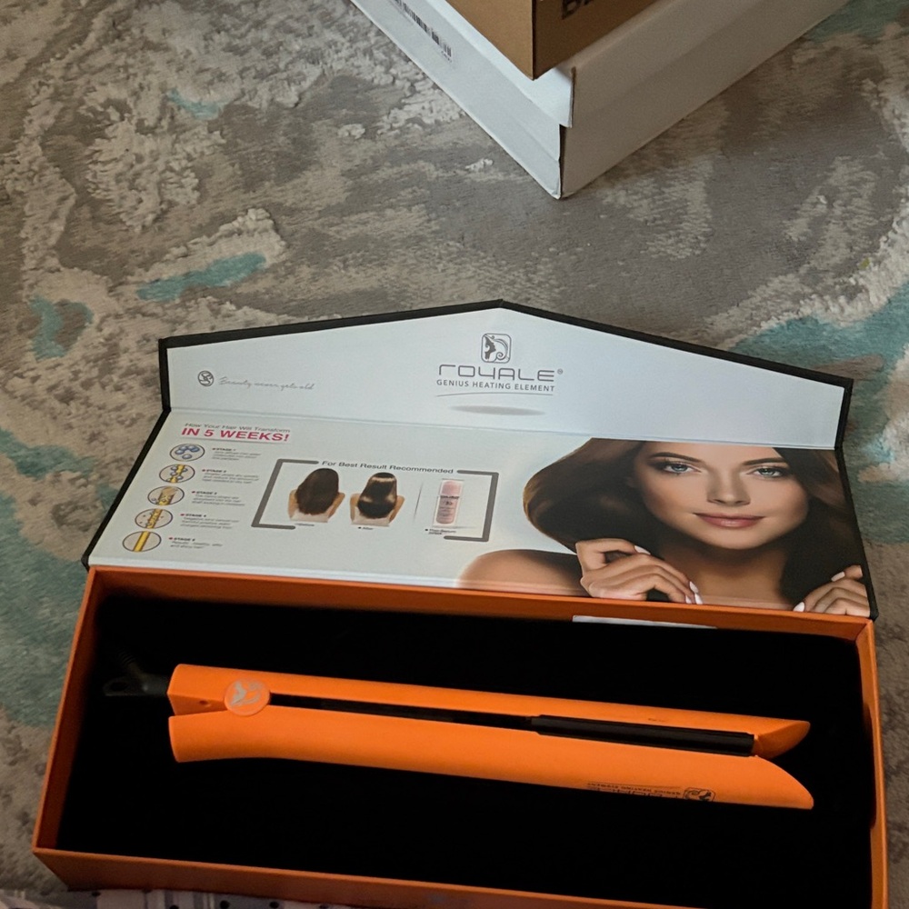Royale Orange Hair Straightener